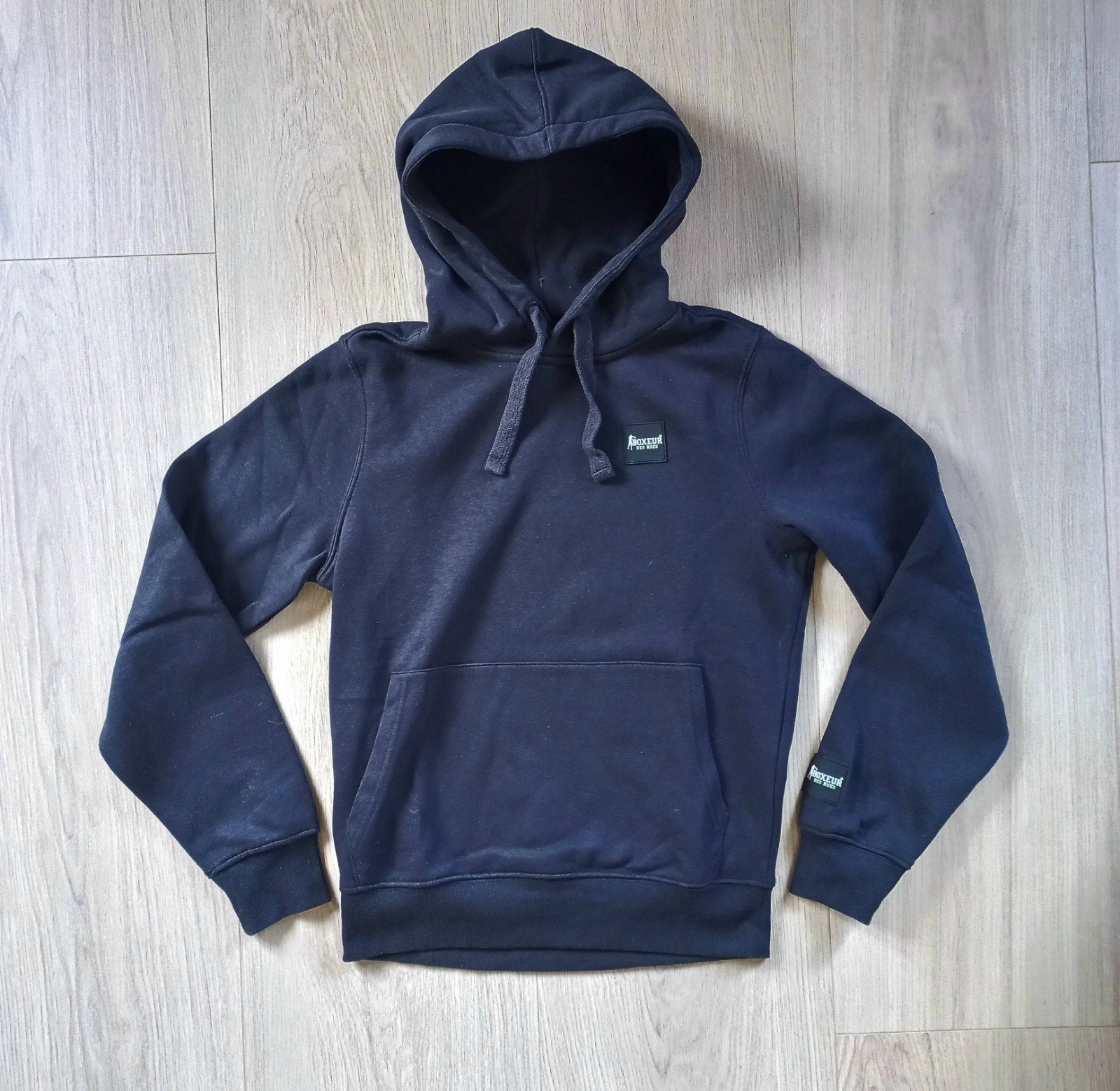 Stijlvolle Boxeur des Rues hoodie - Zwart - Maat S, Zwart, Ophalen of Verzenden, Zo goed als nieuw, Boxeur des rues