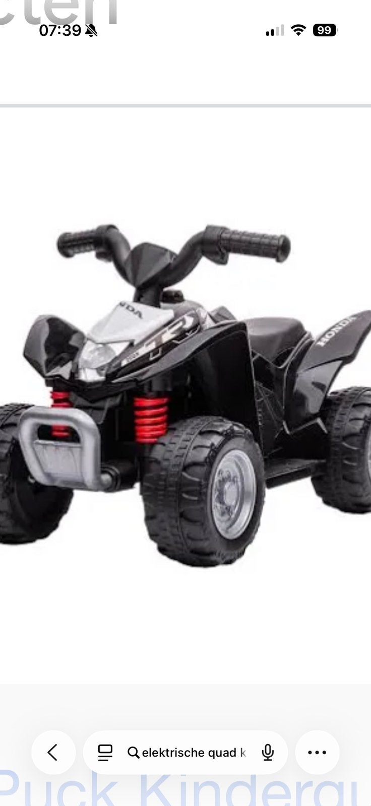 Elektrische quad kind, Zo goed als nieuw
