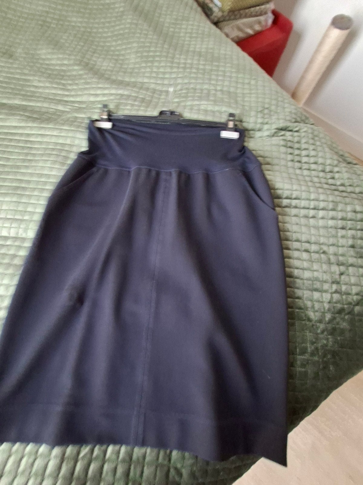Donkerblauw Marccain rokje, maat 6, 65 cm lang, Kleding | Dames, Marccain, Ophalen of Verzenden