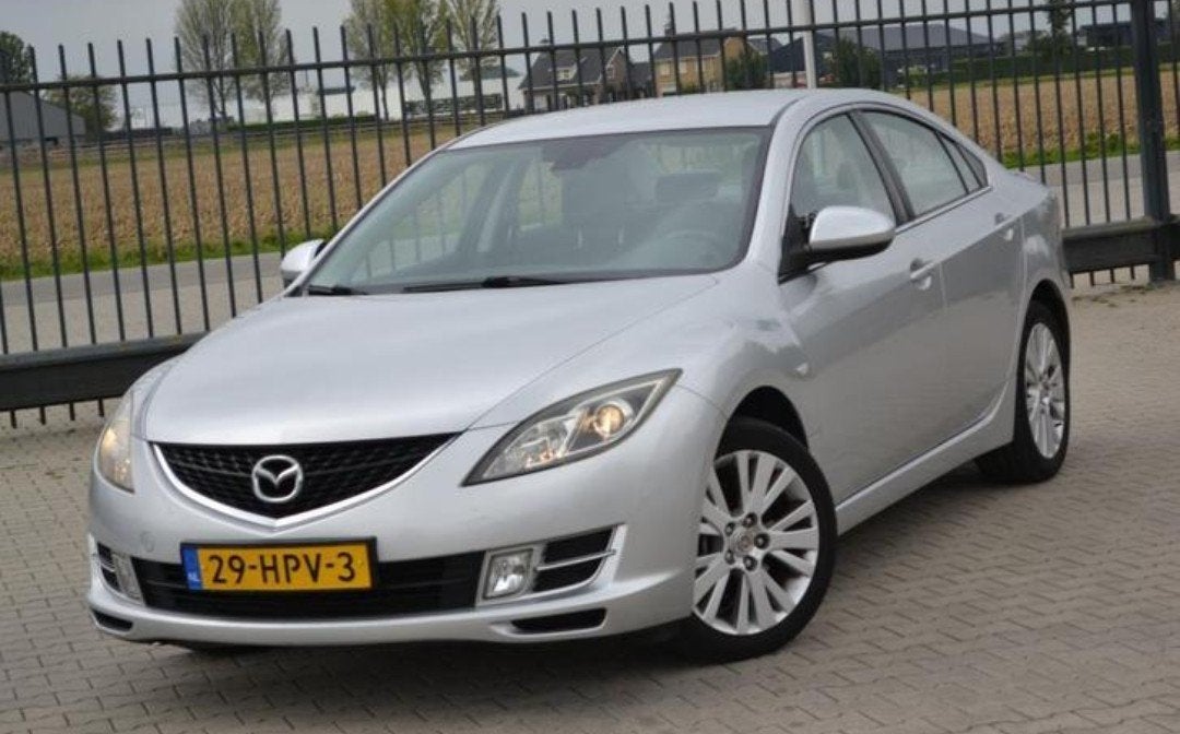 Mazda 6 1.8 Sedan 2009 Grijs, Auto's, Mazda, Voorwielaandrijving, Zwart, 4 cilinders, Origineel Nederlands
