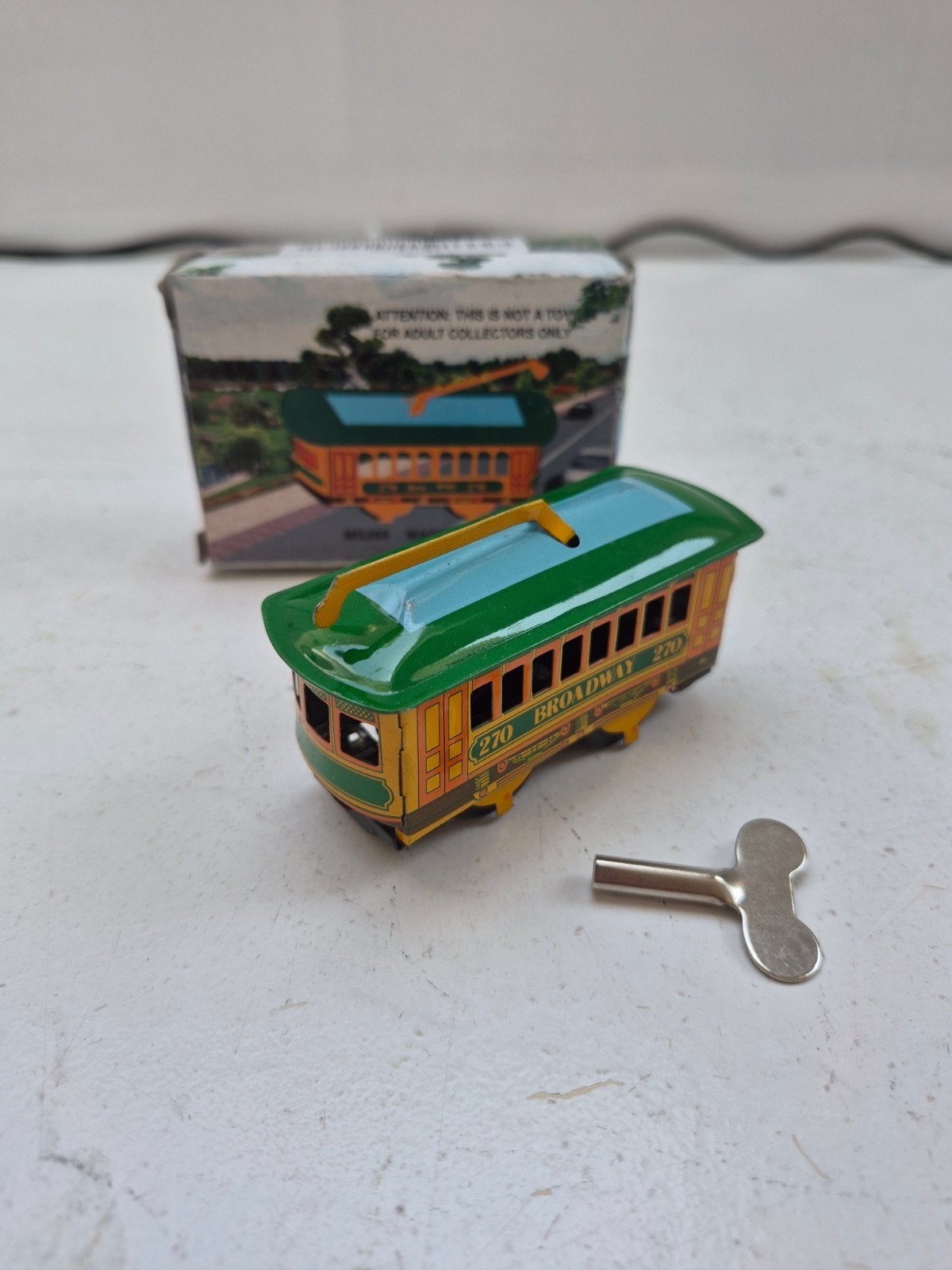 Blikken Trammetje MS 268 - Made in China, Ophalen of Verzenden, Gebruikt