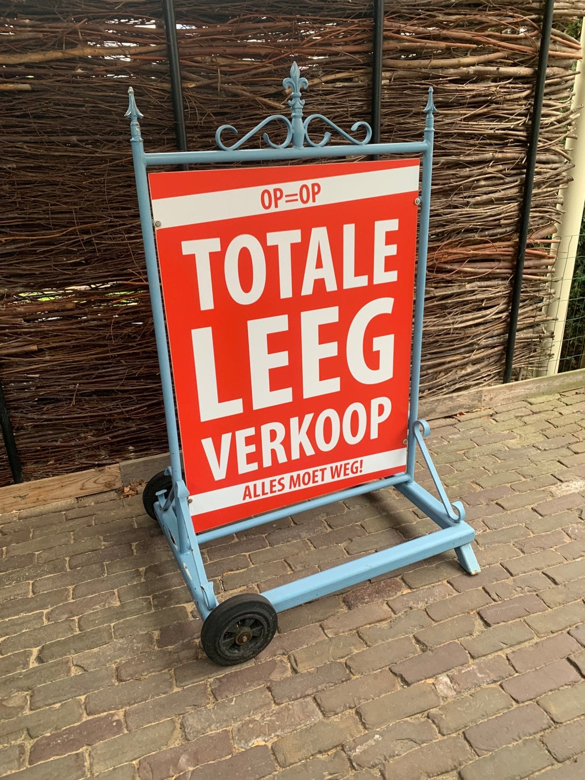 Stoepbord, Verzamelen, Ophalen, Gebruikt, Reclamebord