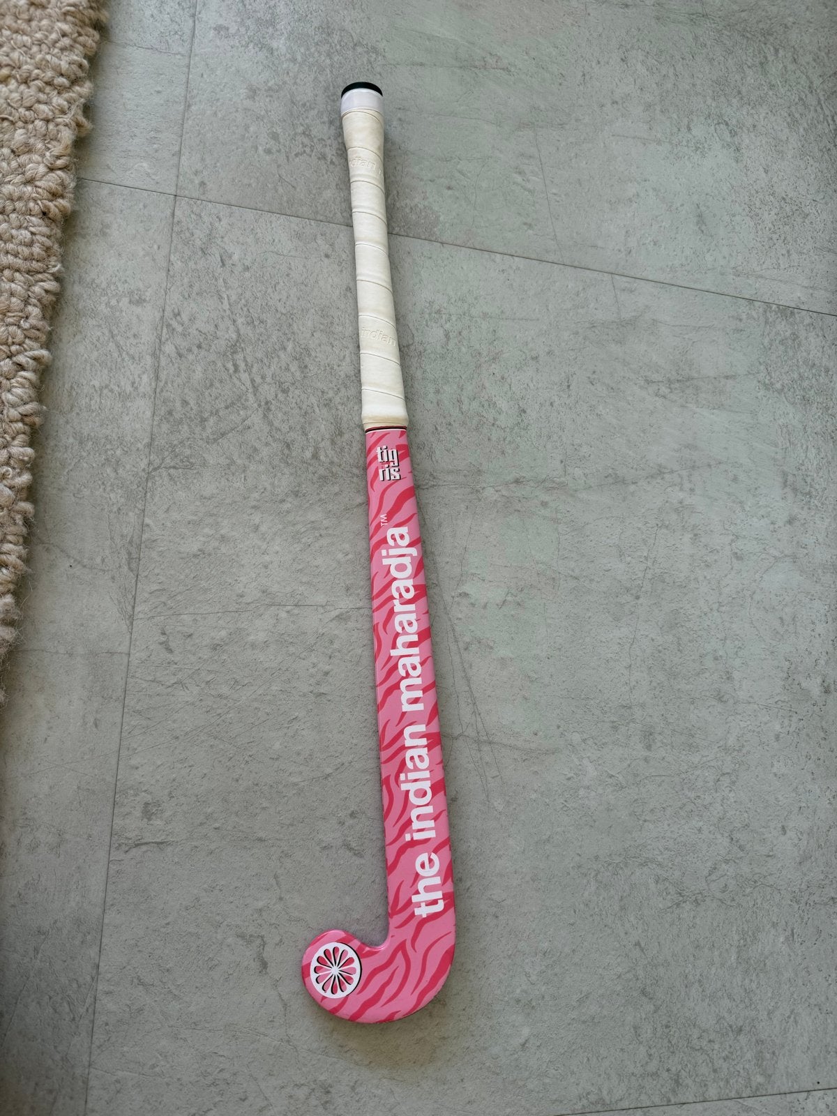 Roze Indian Maharadja hockeystick - 60 cm, Sport en Fitness, Ophalen, Gebruikt