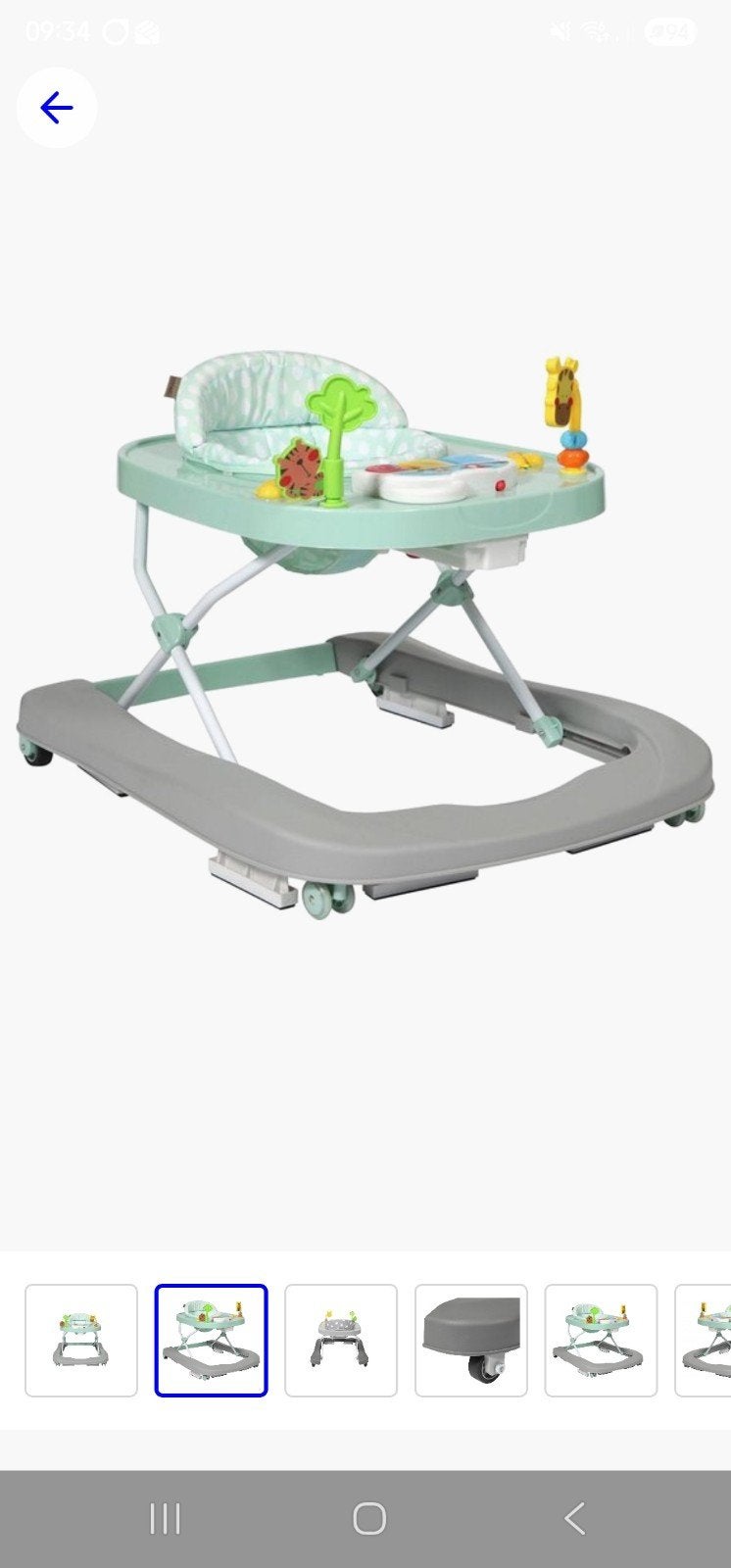 Babywalker met speelblad - Zo goed als nieuw, Kinderen en Baby's, Ophalen, Zo goed als nieuw, Overige typen, Met wieltjes