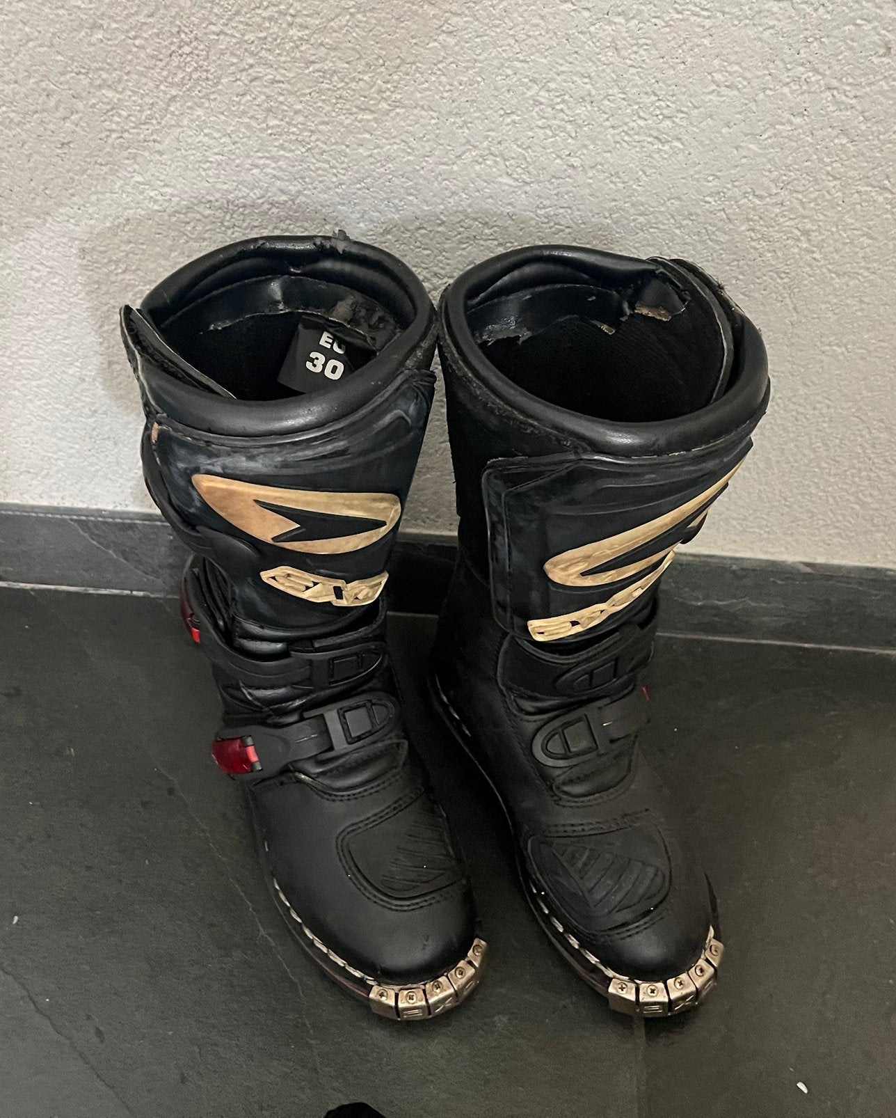Axo crosslaarzen maat 30, Motoren, Kleding | Motorkleding, Ophalen of Verzenden, Tweedehands, Laarzen