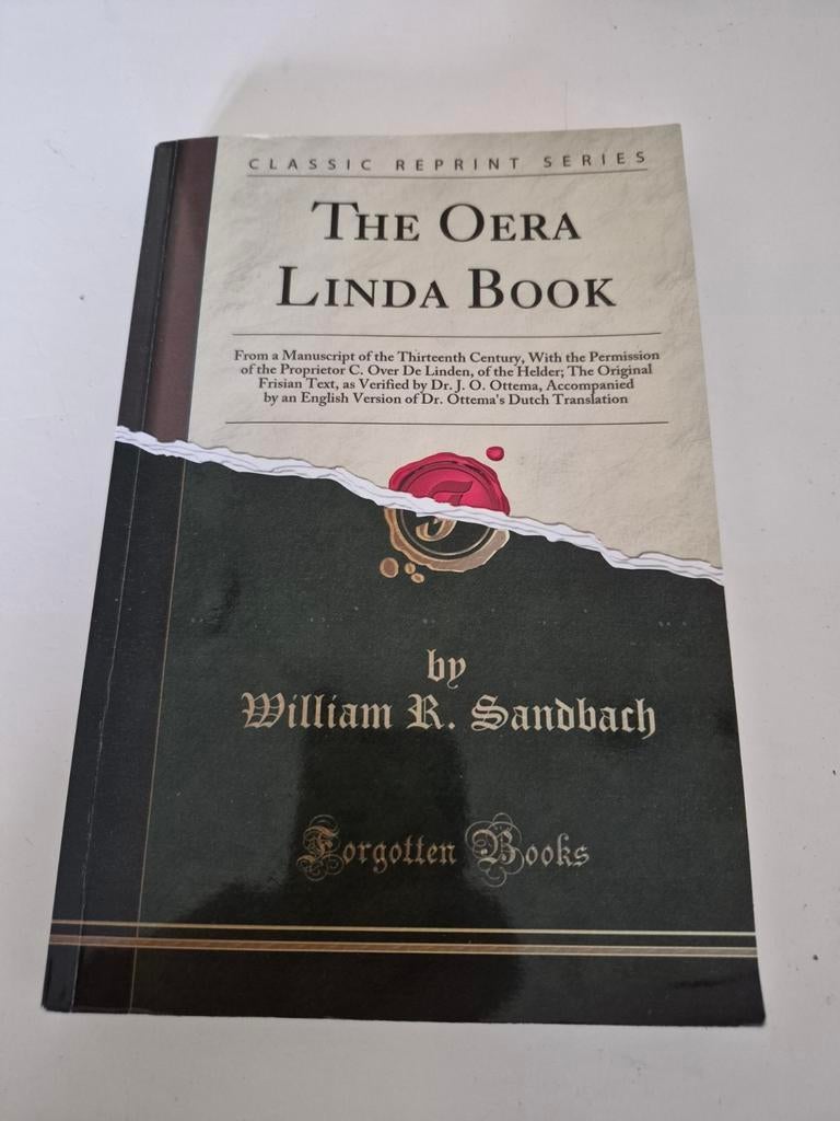 The Oera Linda Book - Klassieke Herdruk, Boeken, Ophalen of Verzenden, Zo goed als nieuw, William R. Sandbach, Wereld overig