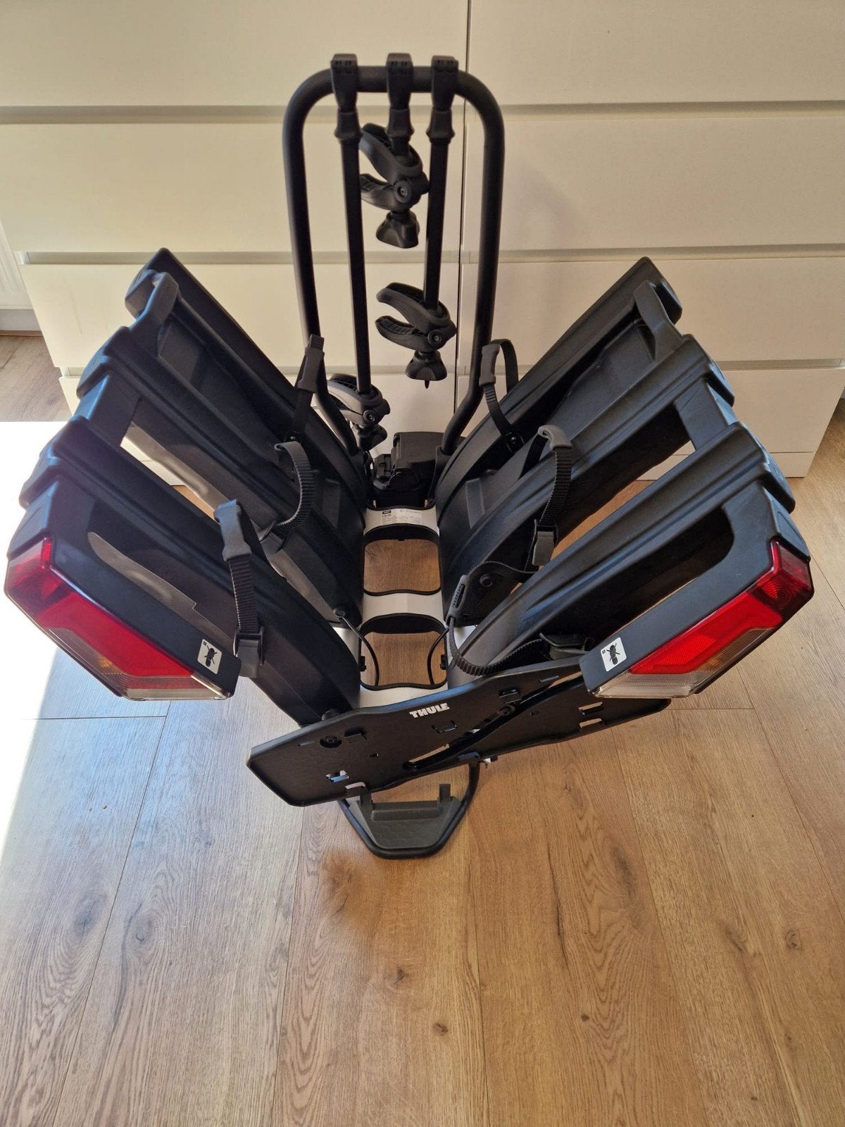 Zgan Thule EasyFold XT 3 934 black edition, Auto diversen, Fietsendragers, Ophalen, Zo goed als nieuw, Trekhaakdrager