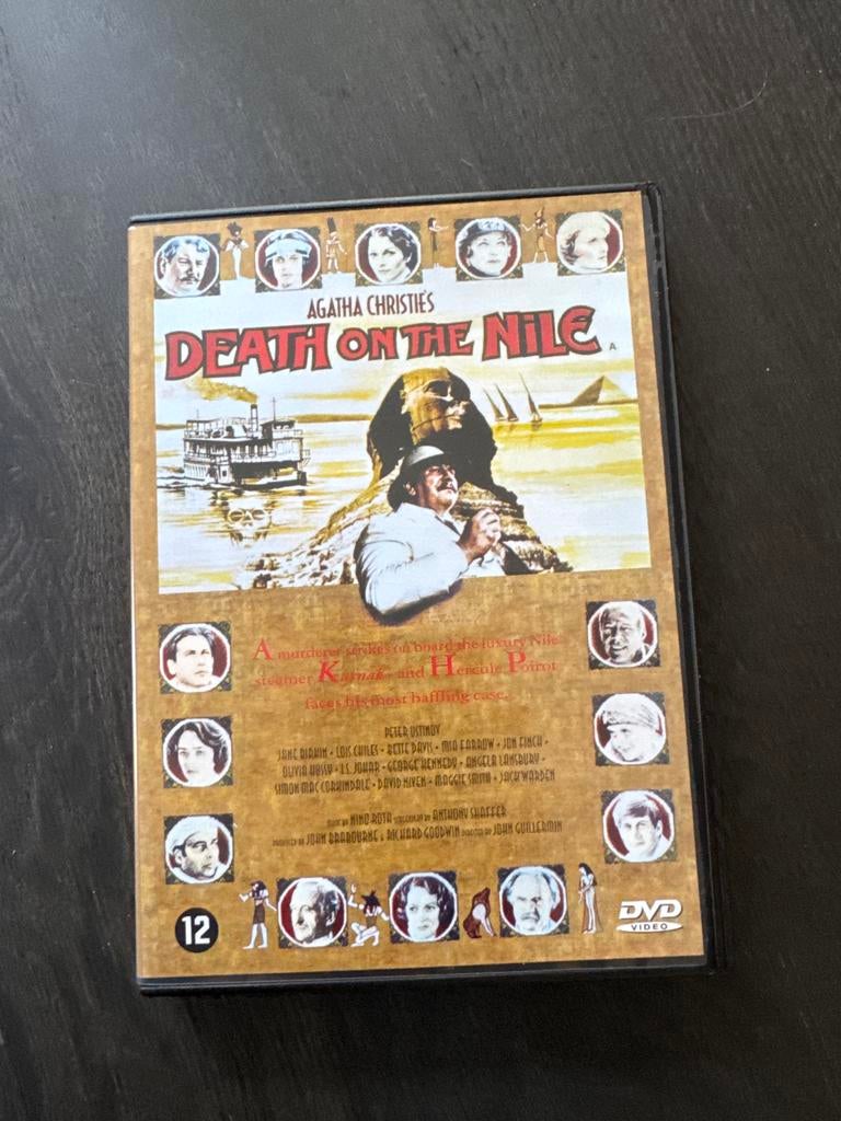 DVD Death on the Nile - Agatha Christie - Zo goed als nieuw, Vanaf 12 jaar, Ophalen of Verzenden, Zo goed als nieuw, Detective en Krimi
