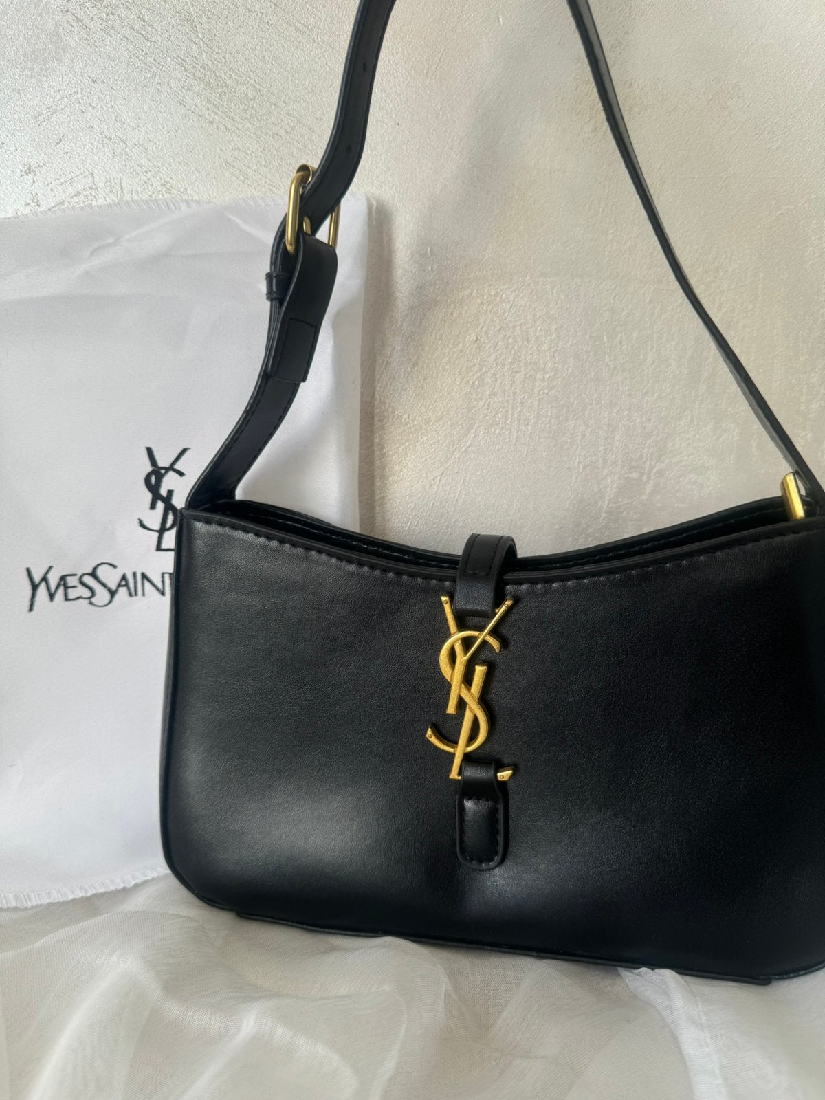 Ysl tas, Ophalen of Verzenden, Nieuw, Zwart, Schoudertasje