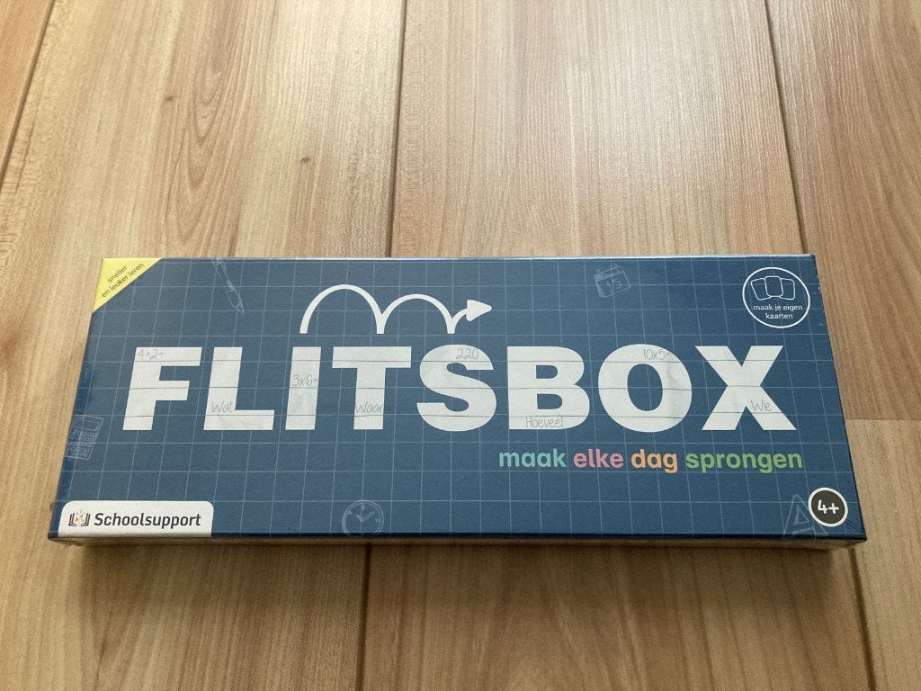 Flitsbox met flitskaarten van Schoolsupport, Leitner box, Ophalen of Verzenden, Nieuw
