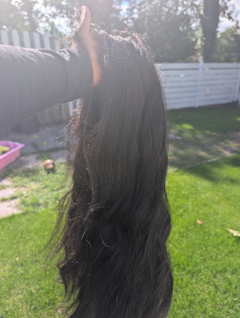 Brazilian Wavy pruik van 26 inch, Ophalen of Verzenden, Nieuw, Pruik of Haarverlenging
