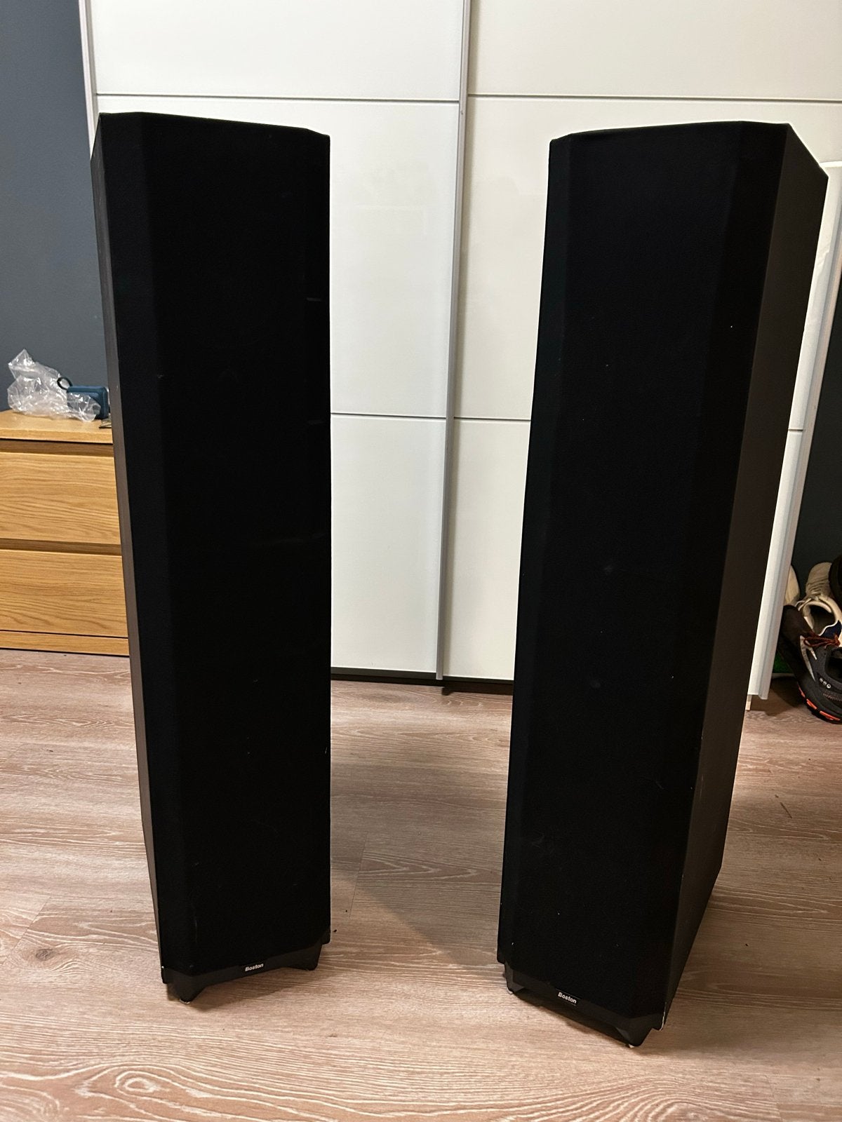 Boston Acoustics VR40 Duo, Audio, Tv en Foto, Ophalen, Gebruikt, Vloerstaande luidspreker, Overige merken