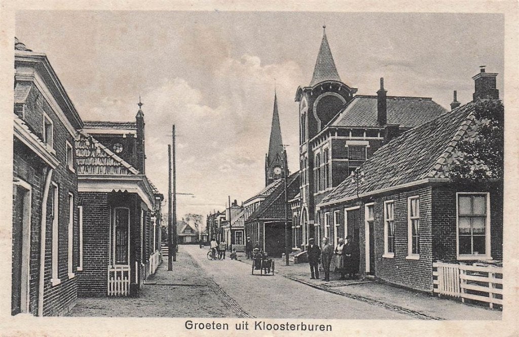 702-396-013 Groeten Uit Kloosterburen, Verzenden, Voor 1920, Groningen