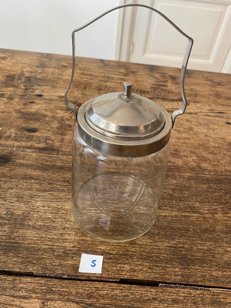 Brocante Engelse biscuit barrel Victoriaans/Edwardiaans tijd, Ophalen of Verzenden