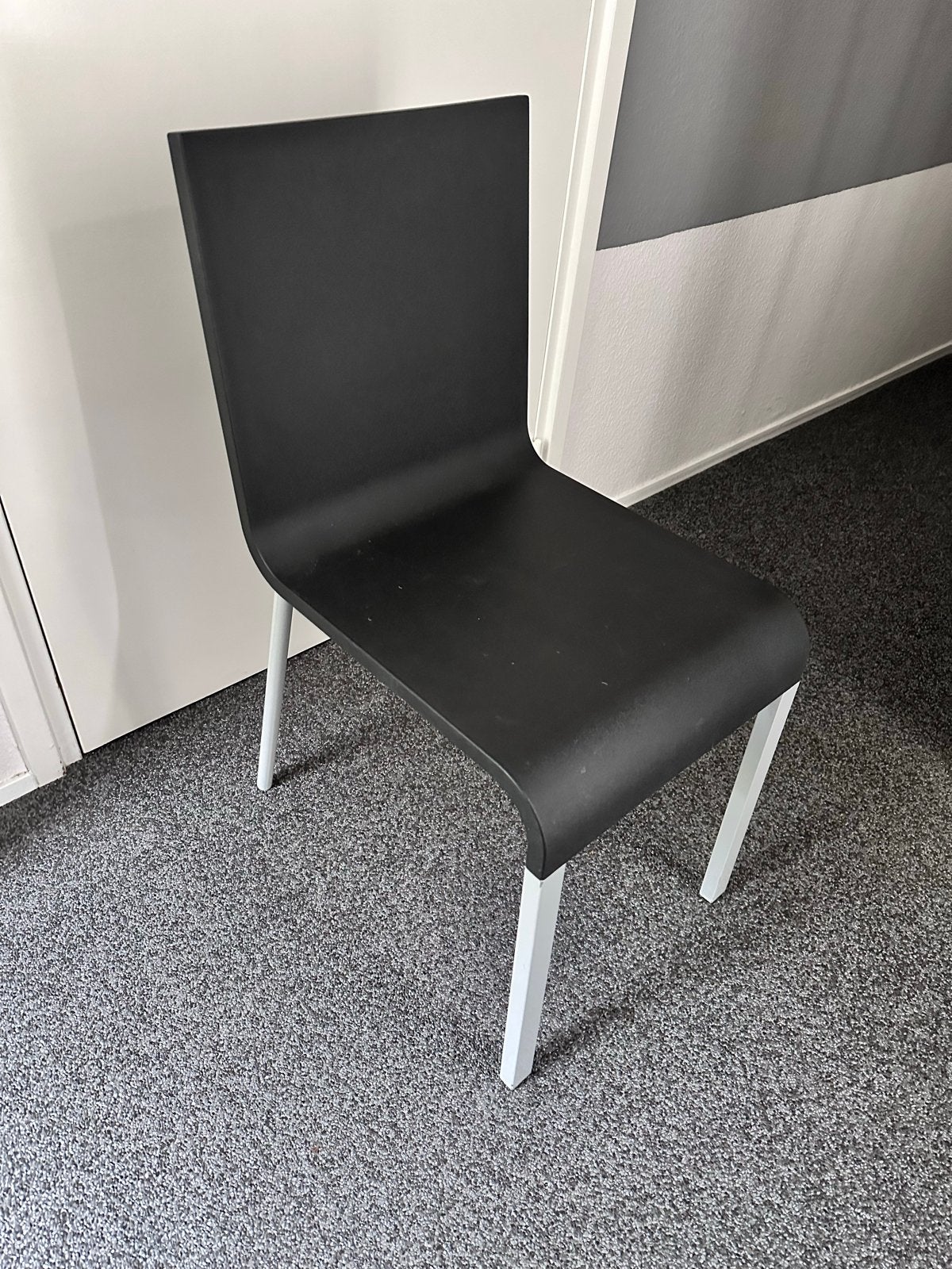 Set van 4 Originele Vitra .03 Stoelen - Maarten Van Severen, Huis en Inrichting, Ophalen, Kunststof, Zwart, Zo goed als nieuw