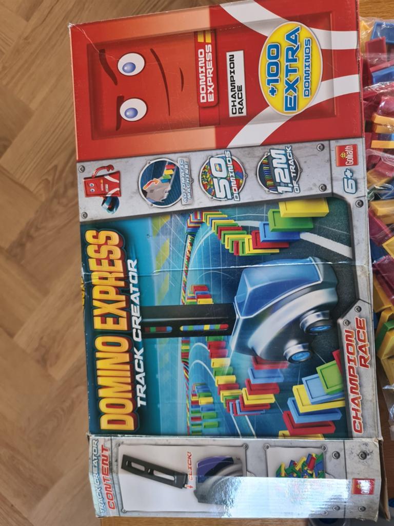 Domino express + creator, Kinderen en Baby's, Speelgoed | Bouwstenen, Ophalen of Verzenden, Zo goed als nieuw