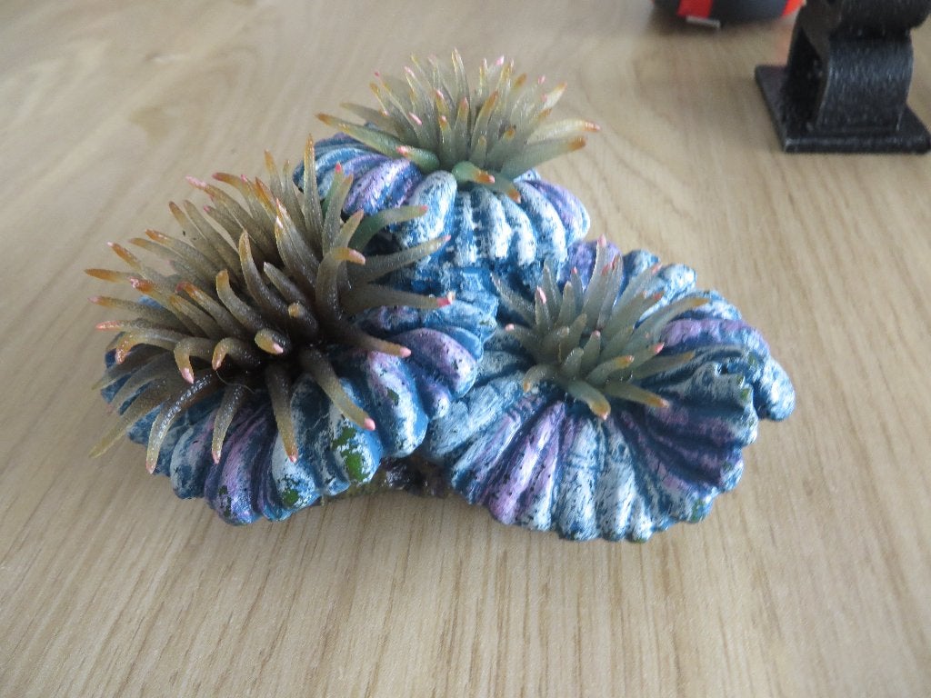 aquarium ornament zee anemonen  anemoon, Ophalen of Verzenden, Zo goed als nieuw, Decoratie