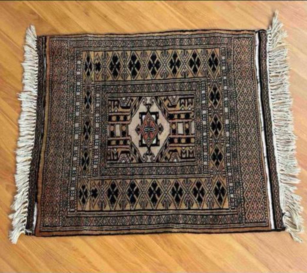Vintage retro tapijt vloerkleed uit Pakistan 75/64