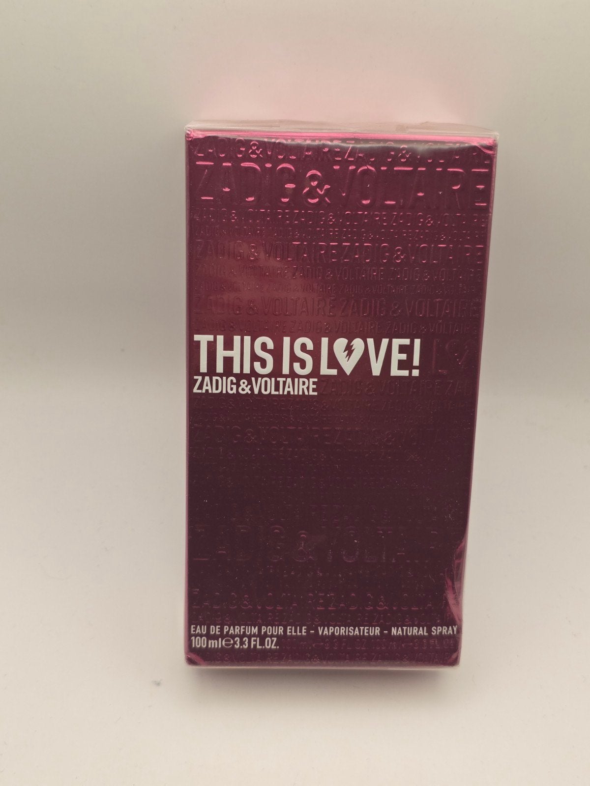 Zadig & Voltaire This Is Love Femme EDP 100ML Discontinued, Ophalen of Verzenden, Nieuw
