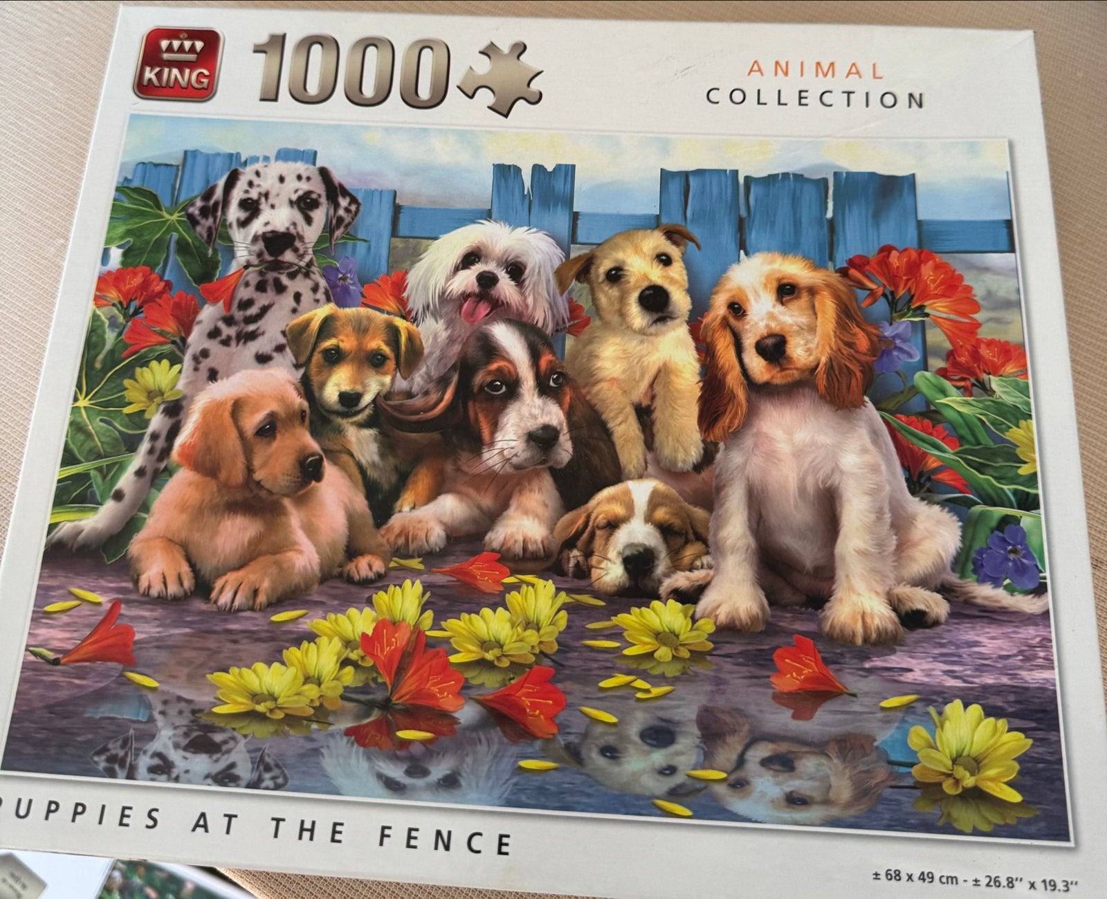 King 1000 stukjes puzzels - Dieren collectie, Kinderen en Baby's, Speelgoed | Kinderpuzzels, Ophalen, Meer dan 50 stukjes, Gebruikt
