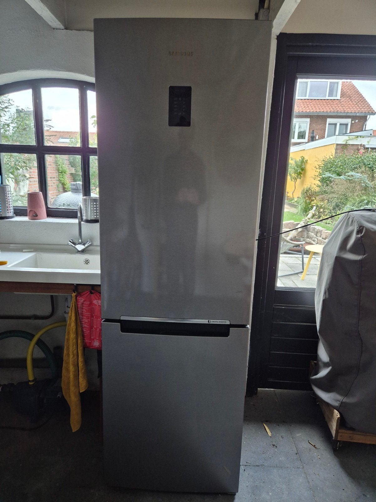 Samsung Koel-vriescombinatie - Zilver - Goede staat, Witgoed en Apparatuur, Ophalen, Gebruikt, 200 liter of meer, 60 cm of meer