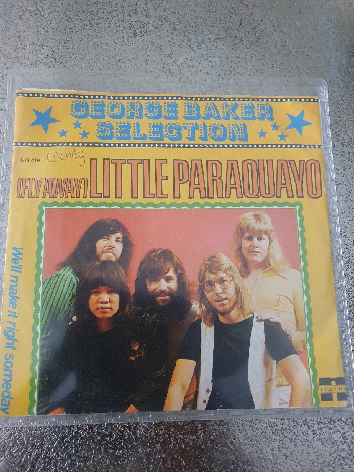 George Baker-fly away little paraquayo, Cd's en Dvd's, Vinyl | Nederlandstalig, Ophalen of Verzenden, Gebruikt, Overige formaten