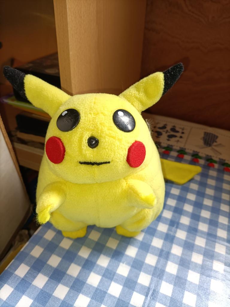 Pikachu knuffel Pokemon 15 cm groot, Ophalen of Verzenden, Zo goed als nieuw, Overige typen