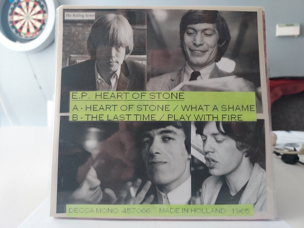 7" Single The Rolling Stones - Heart Of Stone / What A Shame, Gebruikt, 7 inch, Ophalen of Verzenden, Pop