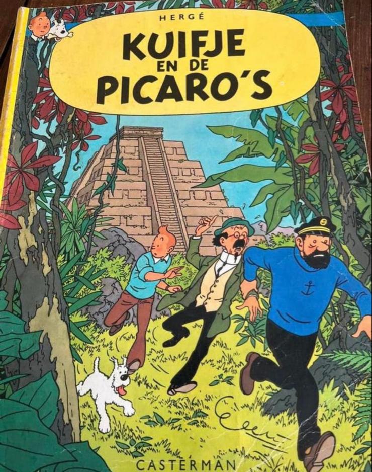 Kuifje en de Picaro's - Hergé - Casterman, Eén stripboek, Ophalen of Verzenden, Gelezen