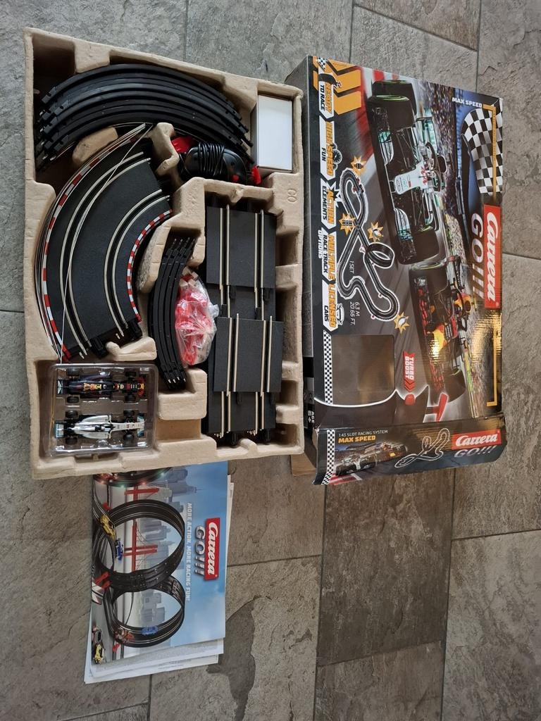 Carrera Go Max Verstappen en Hamilton Racebaan, Kinderen en Baby's, Speelgoed | Racebanen, Ophalen, Elektrisch, Carrera