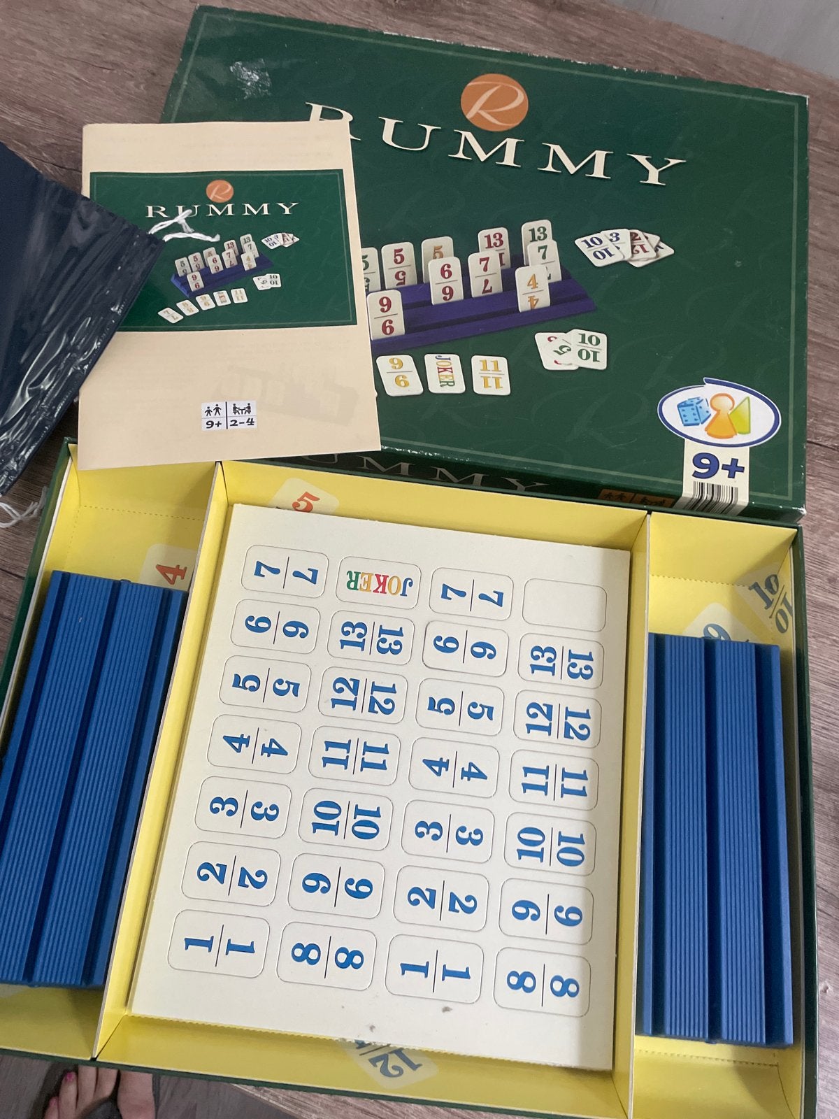 Rummy gezelschapsspel - Compleet en in goede staat, Drie of vier spelers, Ophalen of Verzenden, Zo goed als nieuw