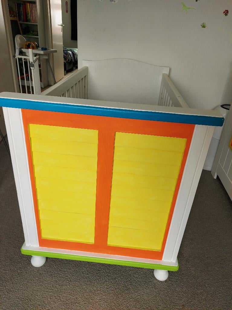 Kinderkamer, Kinderen en Baby's, Kinderkamer | Bedden, Gebruikt, 180 cm of meer, 85 tot 100 cm, Matras, Ophalen