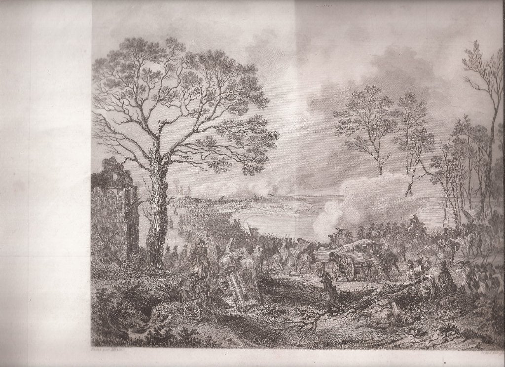 Prise de l'île de BOMMEL Den Bommel le 28 décembre 1794 Bata, Militair, Ophalen of Verzenden, 24 cm, 25 cm