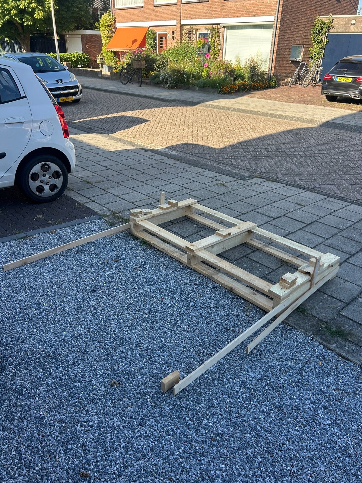 Schoon hout, Ophalen, Gebruikt, 25 tot 50 mm, 200 tot 250 cm