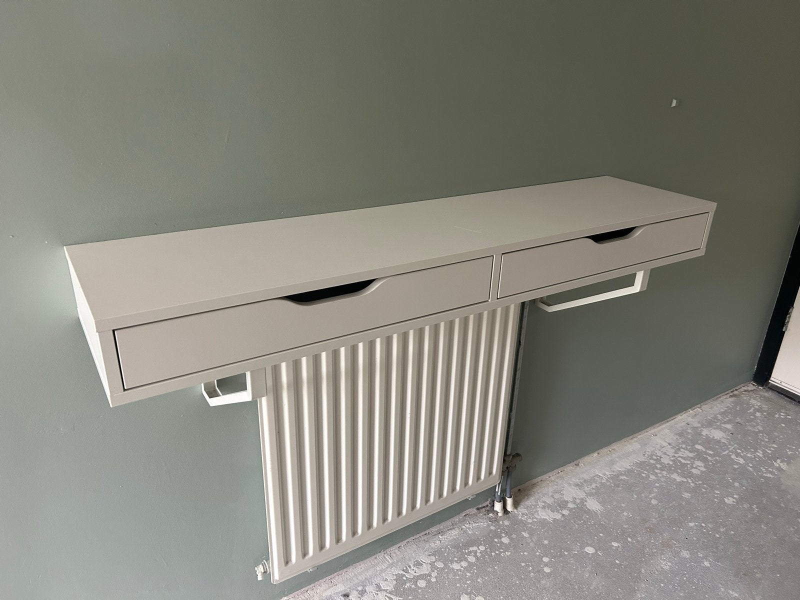Ikea Ekby Alex plank met lades, 119x29cm, Ophalen, Gebruikt, Met lades, Spaanplaat of MDF