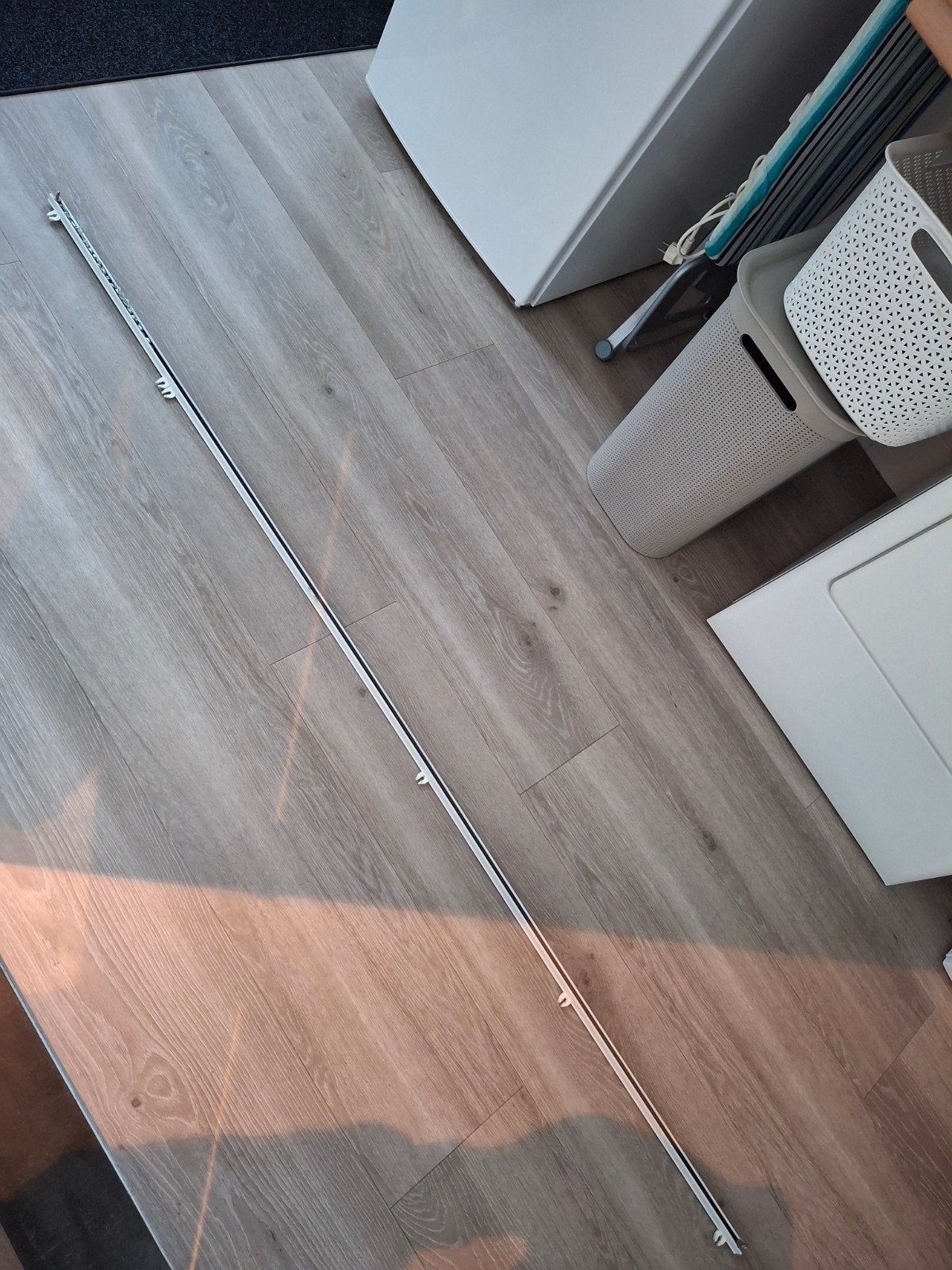 witte gordijnrail, Ophalen, Wit, Overige materialen