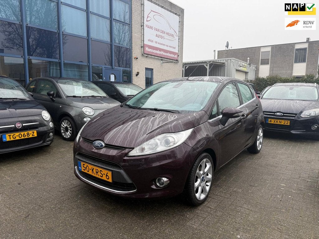 Ford Fiesta 1.6 Titanium 5-drs, APK 01/27, Airco, Auto's, Voorwielaandrijving, Origineel Nederlands, Bedrijf, Handgeschakeld
