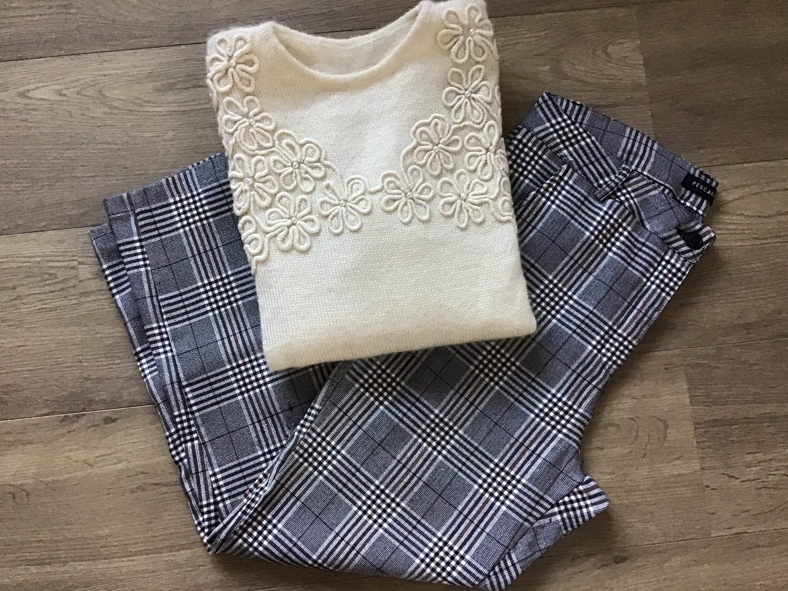 MOHAIR!Lúxe Trui 46&PESCARA:Lúxe Ruitbroek.Stijlvol! Sámen:, Kleding | Dames, Ophalen of Verzenden, Zo goed als nieuw