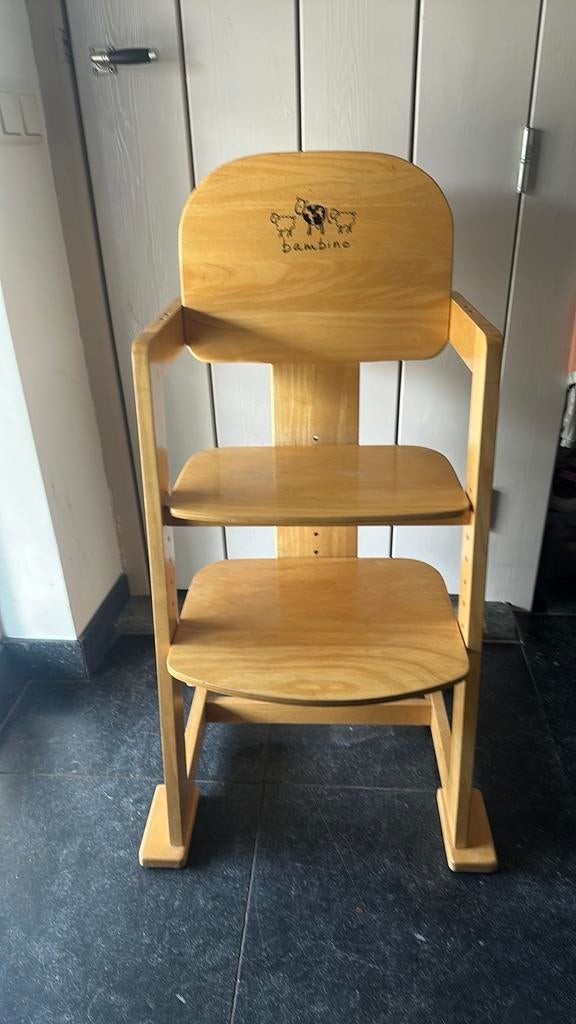 Gratis! Bambino houten kinderstoel, Kinderen en Baby's, Kinderstoelen, Ophalen, Gebruikt, Overige typen