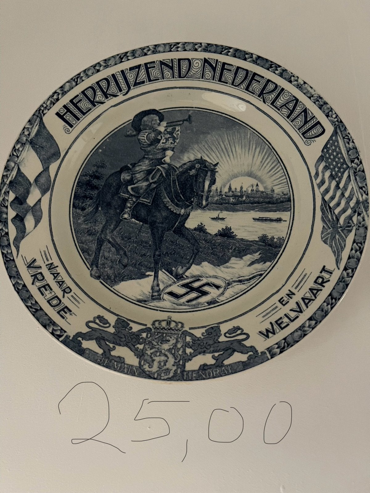 Delfts blauwe borden, Ophalen of Verzenden