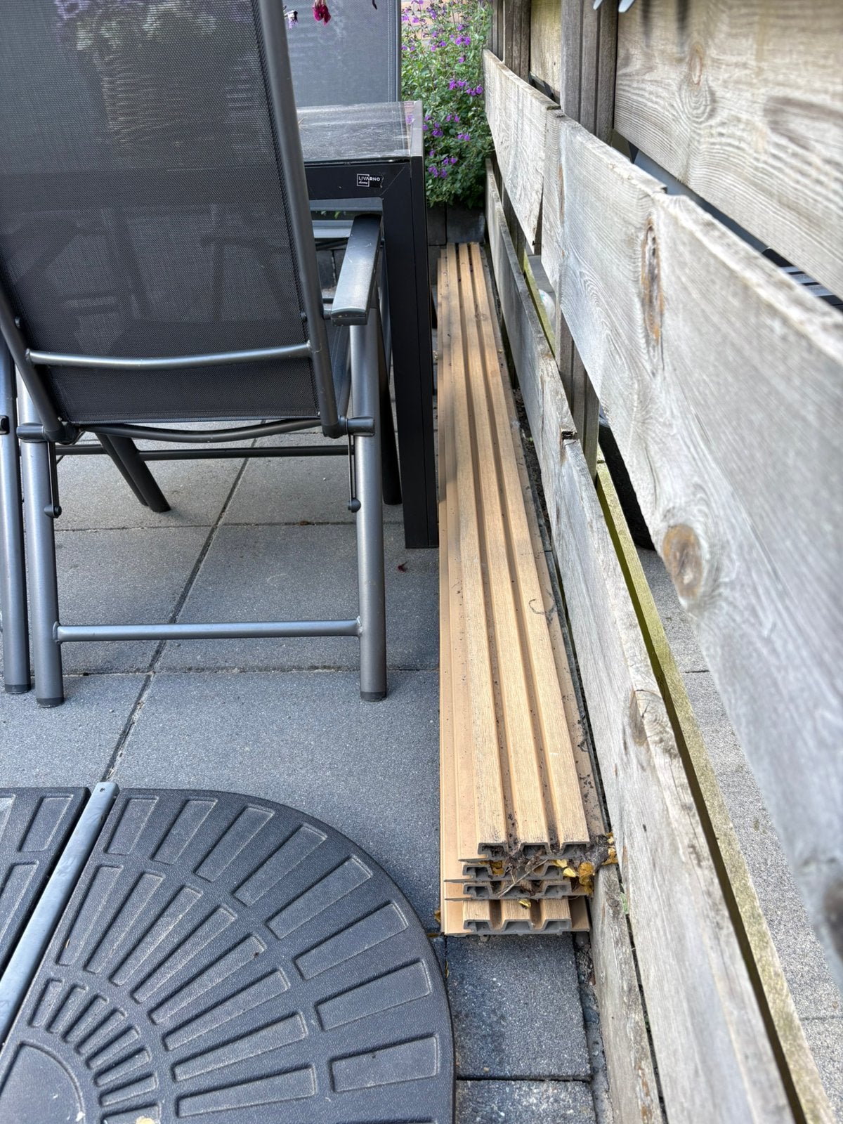 Kunststof GRATIS, Tuin en Terras, Terrasdelen en Vlonders, Ophalen, Gebruikt, Kunststof