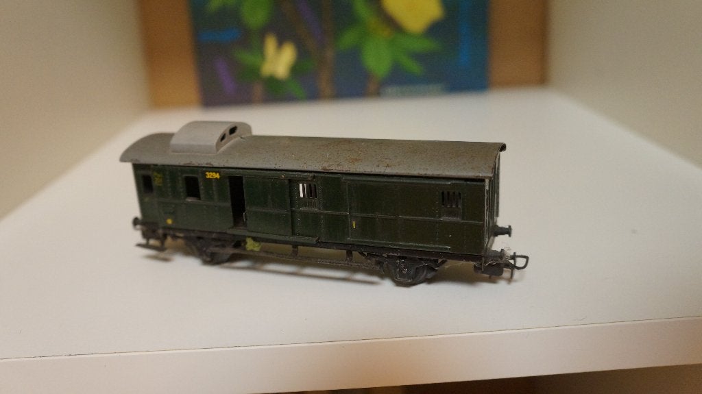 Märklin H0 3294 (4003) - Bagagewagen DB - Jaren 50/60, Hobby en Vrije tijd, Wisselstroom, Gebruikt, Wagon, Ophalen of Verzenden