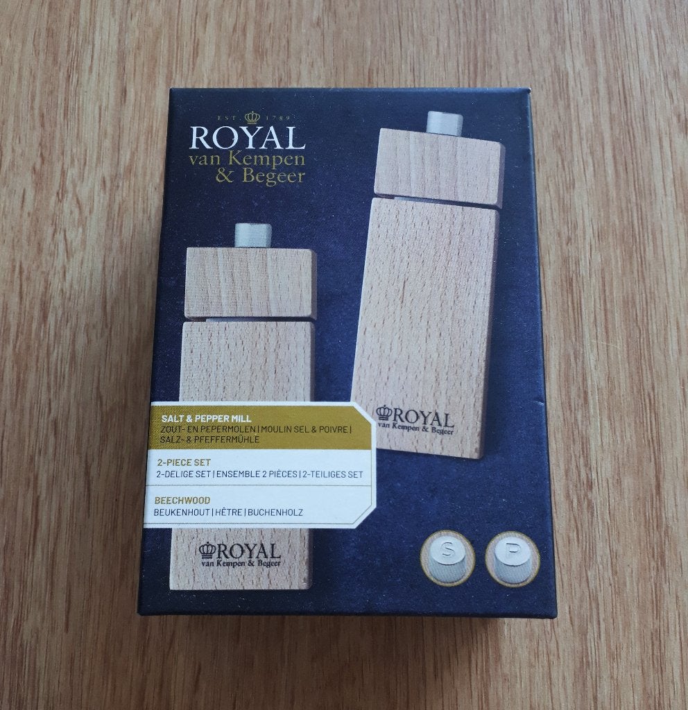 royal van kempen & begeer peper en zout molen, Ophalen of Verzenden, Nieuw