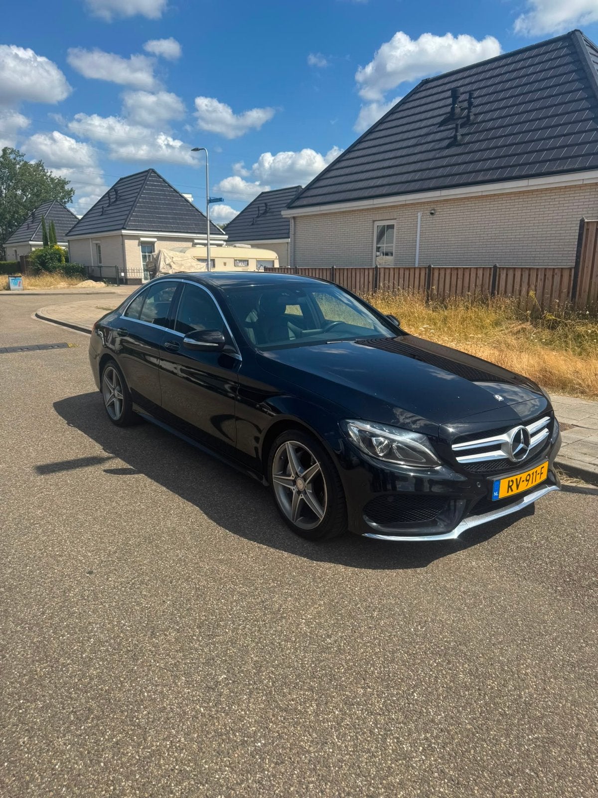 Mercedes-Benz C-Klasse C200 2.0 135KW Aut7 2014 Zwart, 1800 kg, 4 cilinders, Zwart, 1365 kg