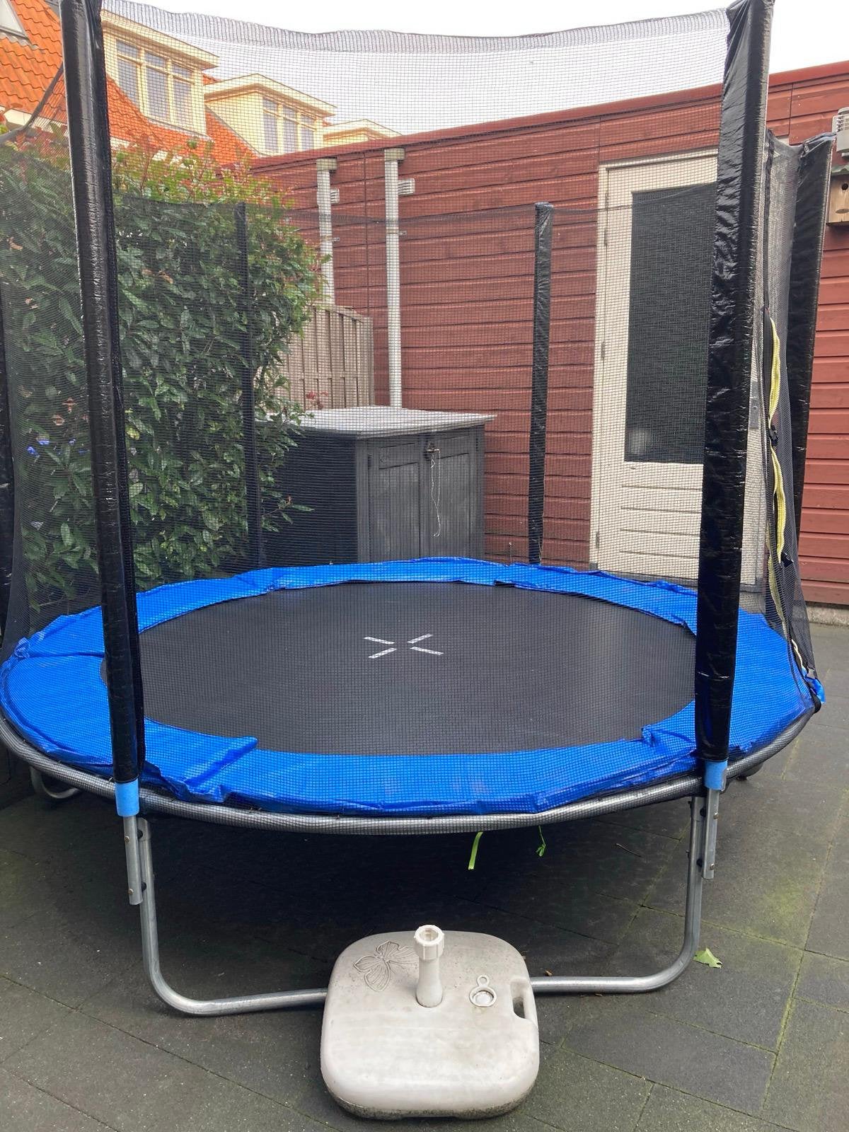 Trampoline (240) met net, Kinderen en Baby's, Speelgoed | Buiten | Trampolines, Ophalen, Gebruikt