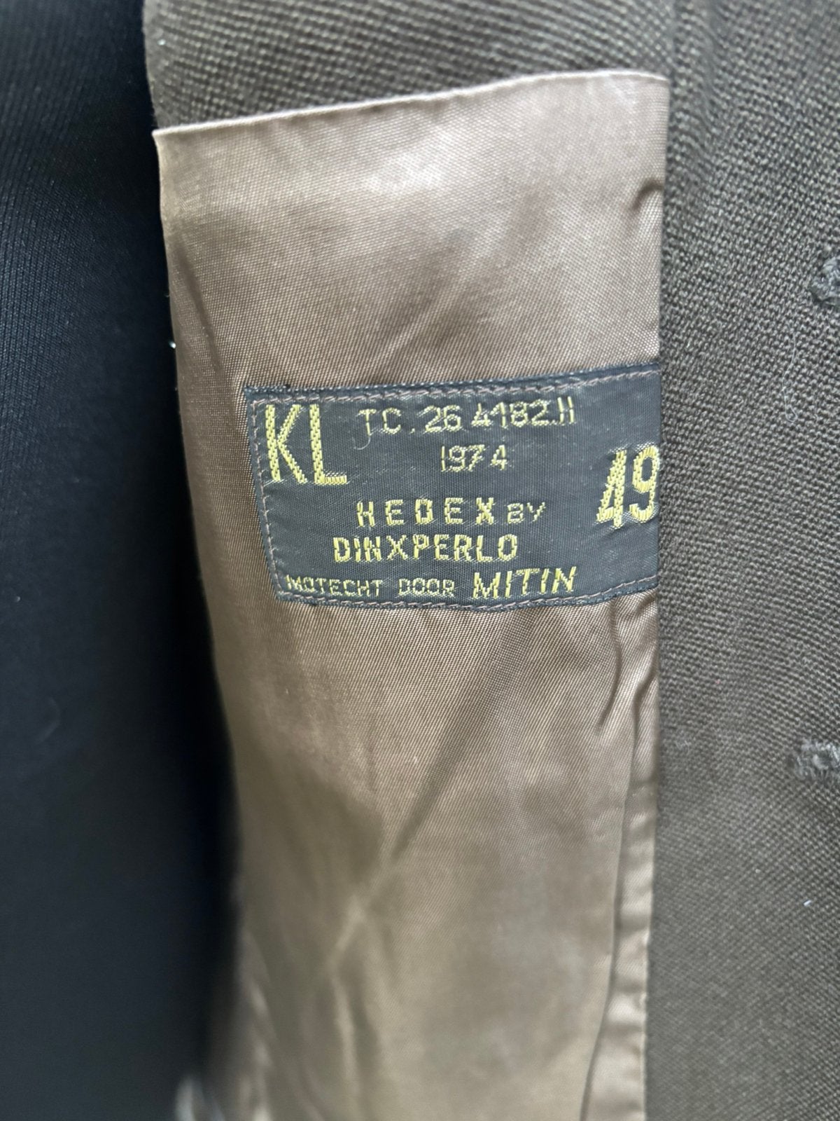 Jas DT 63 lkol genie, Verzamelen, Ophalen, Landmacht, Nederland, Kleding of Schoenen