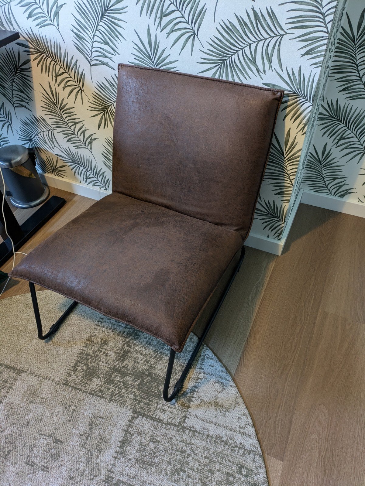 Fauteuil Cooper van Leen Bakker - Bruin, Huis en Inrichting, Ophalen, Gebruikt, Modern, Industrieel, 75 tot 100 cm