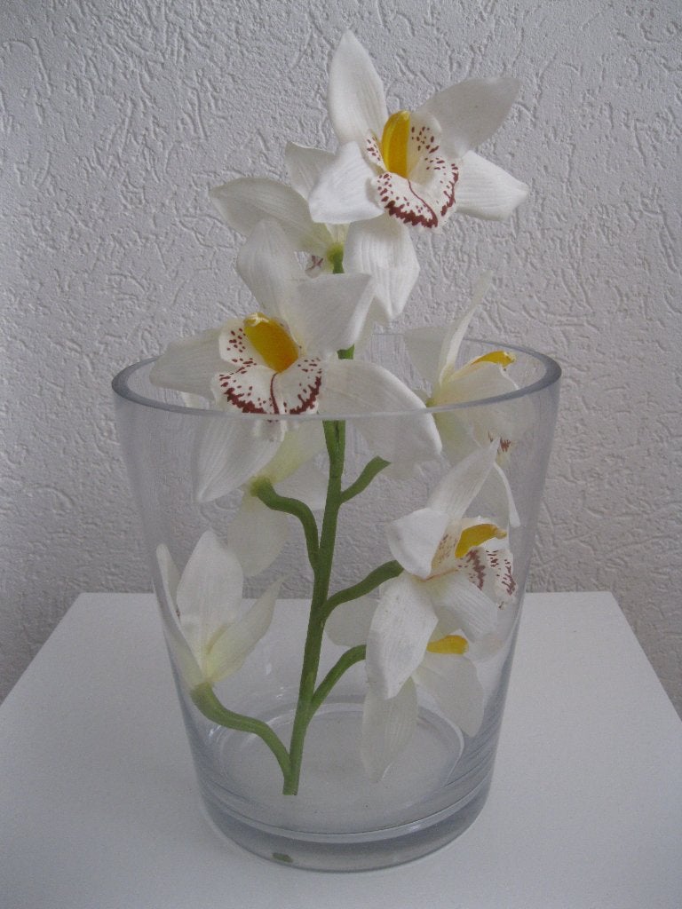 Nieuw vaas glas afmeting 20 cm x 22 cm, Overige kleuren, Nieuw, Ophalen of Verzenden, Glas