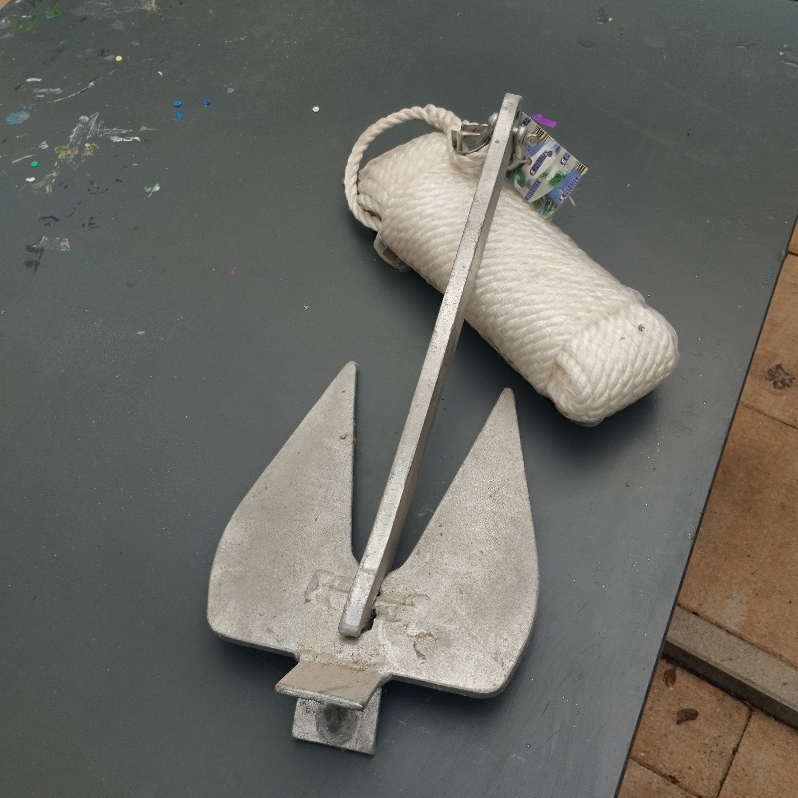 Anker met lijn, Ophalen, Nieuw, Ankeren en Afmeren, Zeilboot of Motorboot