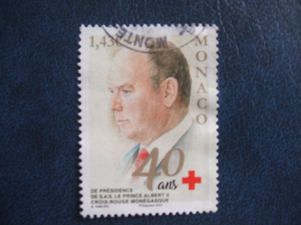Monaco 2, Verzenden, Monaco, Gestempeld